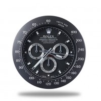 Rolex Daytona Wall Clock - Black