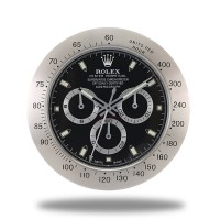 Rolex Daytona Wall Clock - Slive and Black