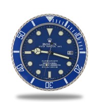 Rolex Submariner Wall Clock - Blue and Sliver