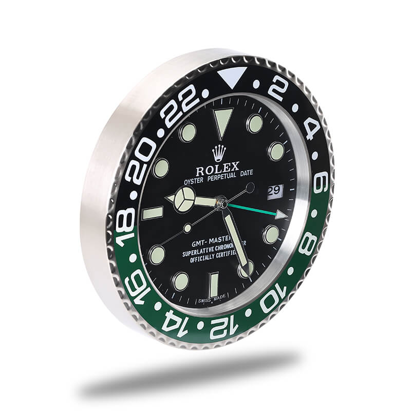 Rolex GMT Master Wall Clock - Green and Black