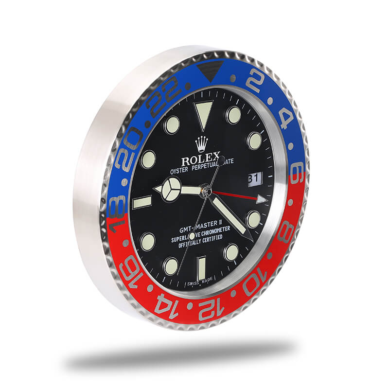 Rolex GMT Master Wall Clock - Black and Red