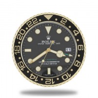 Rolex GMT Master Wall Clock - Golden Black