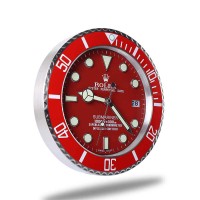 Rolex Submariner Wall Clock - Red