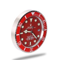 Rolex Submariner Wall Clock - Red