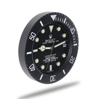 Rolex Submariner Wall Clock - Black