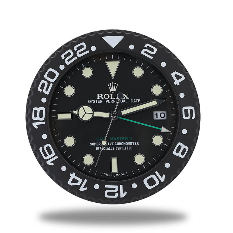 Rolex GMT Master Wall Clock - Black