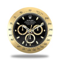 Rolex Daytona Wall Clock - Golden Black