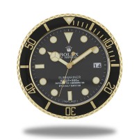 Rolex Submariner Wall Clock - Black and Green