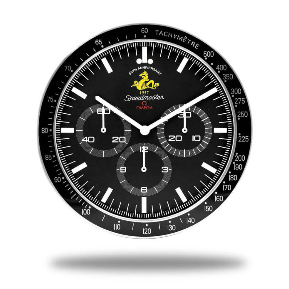 OMEGA WALL CLOCK INSPIRED SPEEDMASTER – OM3