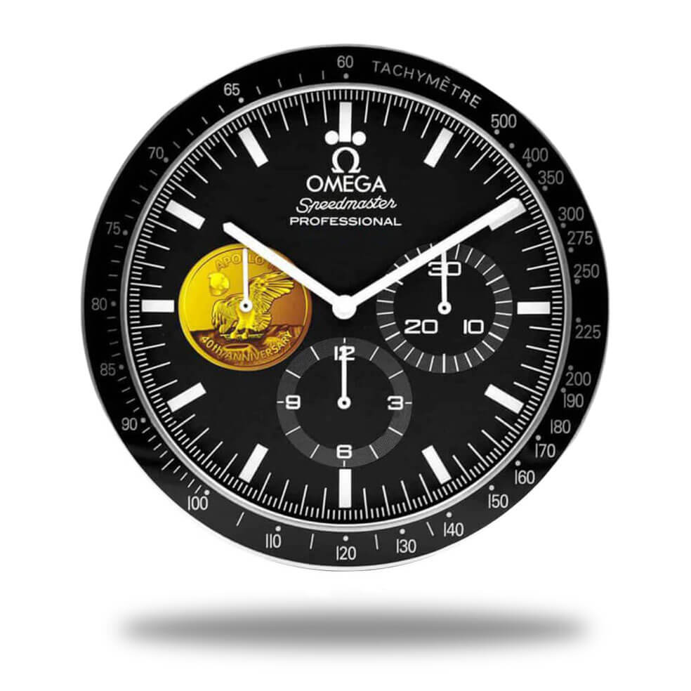 OMEGA WALL CLOCK INSPIRED SPEEDMASTER – OM1