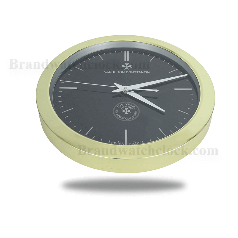 VACHERON CONSTANTIN WALL CLOCK –  Gold Black (16 inche/40cm) XXL Size