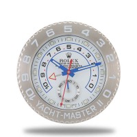 Rolex Yacht Master Wall Clock - Sliver and White