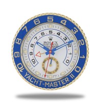 Rolex Yacht Master Wall Clock - White Gold