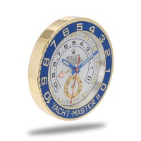 Rolex Yacht Master Wall Clock - White Gold