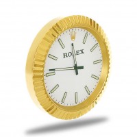 Rolex Presidential Piece Wall Clock - Golden Green